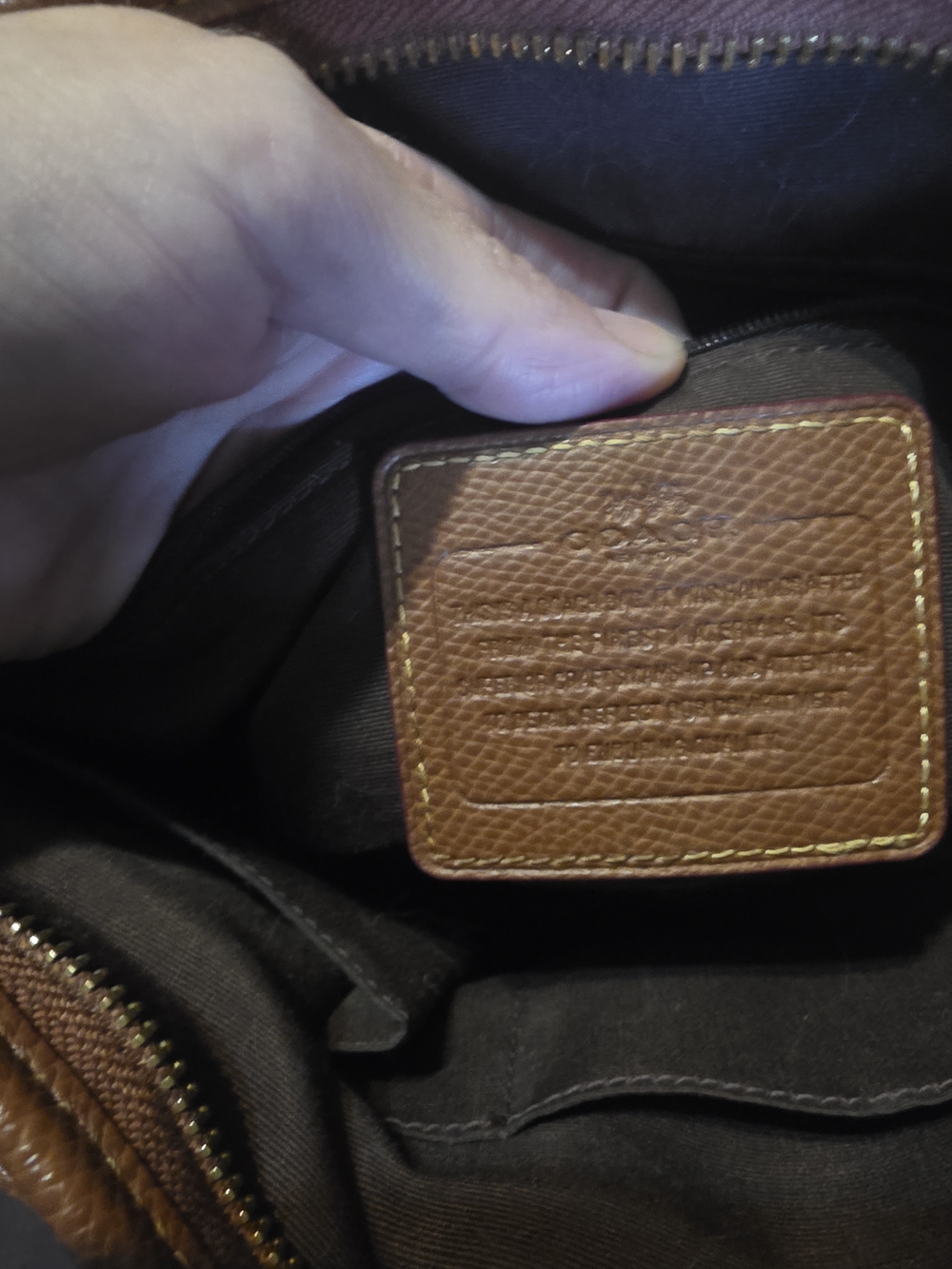 Coach Brown Signature Crossbody Bag No° D1623 F34938 - Picture 3 of 16